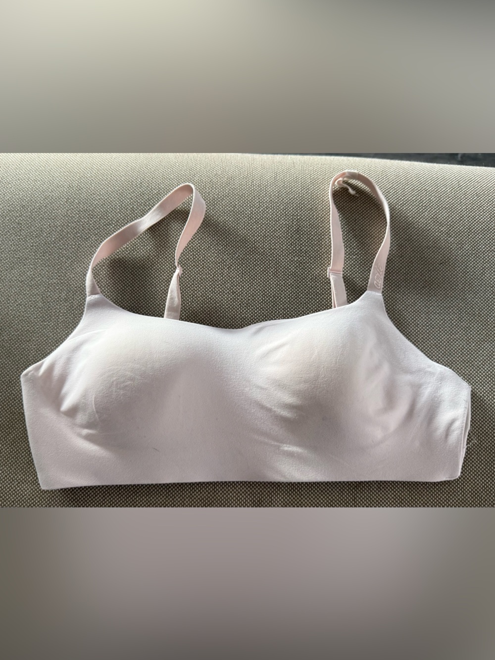 Aerie Smoothez Seamless Light Pink Bandeau Bralette with Adjustable Straps